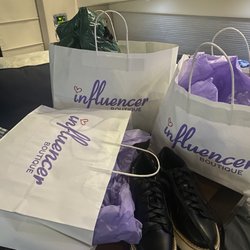 Influencer Boutique - I love  this boutique.  The selection is so unique and versatile. I've been shopping here since she opened.