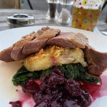 The Harcourt - Duck with cherry reduction. Divine!! - Modern European Near Me - London, XGL The Harcourt - Duck with cherry reduction. Divine!! - Modern European Near Me - London, XGL