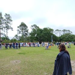 Johnnie Sims Park - Cool beautiful Easter mass in the park. Happy Easter.