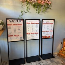 BeauTea - Menu inside
