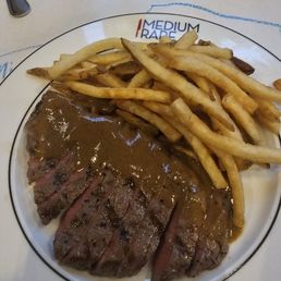 Steak and fries. Steak and fries.