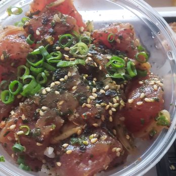 Ahi On da Wharf - Shoyu Poke Bowl - Seafood Near Me - Honolulu, Hawaii Ahi On da Wharf - Shoyu Poke Bowl - Seafood Near Me - Honolulu, Hawaii