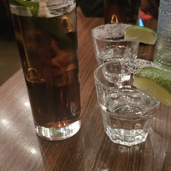 Eem - Makers Mark Whiskey/Coke/Cherries and tequila well drink shot /lime/salt rim - Cocktail Bars Near Me - Portland, Oregon