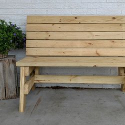 Gale's IGA - Have a seat and enjoy our new bench!