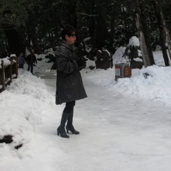 Lower Yosemite Falls - Apparently there is no dress code! Or maybe dress required. - Parks Near Me Lower Yosemite Falls - Apparently there is no dress code! Or maybe dress required. - Parks Near Me