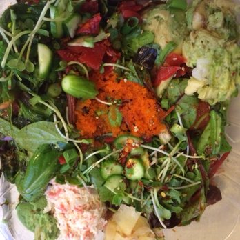 Ahipoki - 3 scoop salad bowl with everything! - Poke Near Me - Tempe, Arizona Ahipoki - 3 scoop salad bowl with everything! - Poke Near Me - Tempe, Arizona