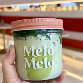 MeloMelo Coconut Dessert  - Triple Matcha - Desserts Near Me - Cupertino, California