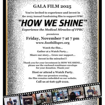 Foothills Pregnancy Resource Center - Upcoming Gala Film - Crisis Pregnancy Centers Near Me - Duarte, California