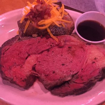 Texas Roadhouse - 16 oz. Prime Rib - So big, so beefy, so bland. And they served it with au jus, who does that!?! - Steakhouses Near Me - Oceanside, California Texas Roadhouse - 16 oz. Prime Rib - So big, so beefy, so bland. And they served it with au jus, who does that!?! - Steakhouses Near Me - Oceanside, California