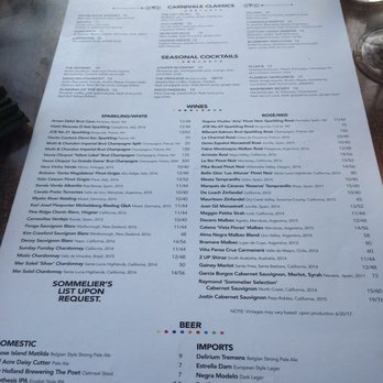 Carnivale Chicago - The menu - Latin American Near Me - Chicago, Illinois
