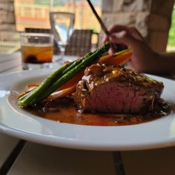 The Cliff House Dining Room - Filet mignon
