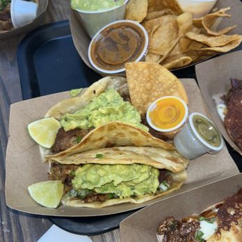 Asador - Carnitas tacos, chips and queso/guac/salsa, quesadilla - Tacos Near Me - Austin, Texas Asador - Carnitas tacos, chips and queso/guac/salsa, quesadilla - Tacos Near Me - Austin, Texas