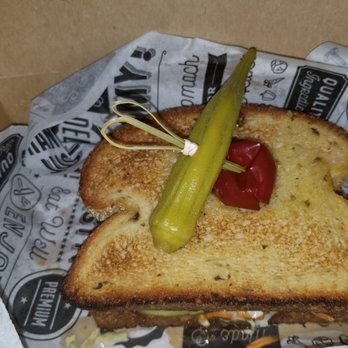Big Belly Deli - a sandwich with a pickle - Delis Near Me - Marlow, Oklahoma