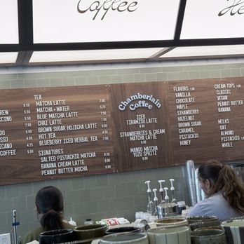 Chamberlain Coffee - Main menu - Coffee & Tea Near Me - Venice, California