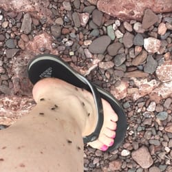 Copper Harbor Lighthouse Boat Tour - Shore Flies at Copper Harbor Lighthouse! Cover up!