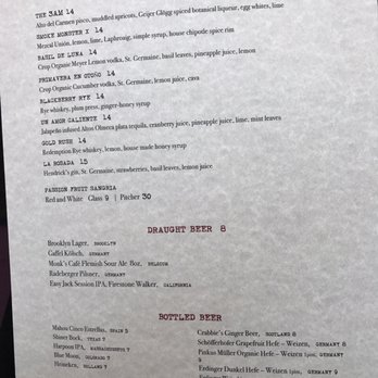 MyMoon - Menu - Venues & Event Spaces Near Me - Brooklyn, New York