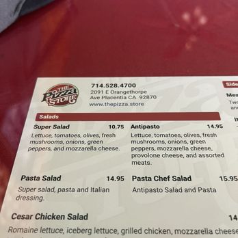 The Pizza Store - Haven't been in years! Looks the same and hope the taste the same! - Pizza Near Me - Placentia, California The Pizza Store - Haven't been in years! Looks the same and hope the taste the same! - Pizza Near Me - Placentia, California