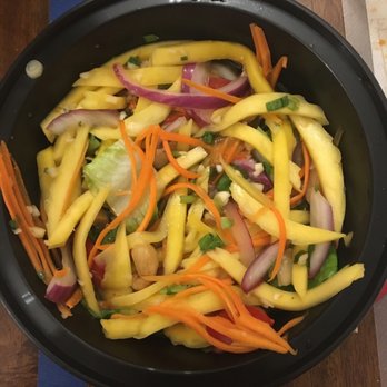 Thai Terminal - Mango Salad - half eaten - Thai Near Me - New York, New York Thai Terminal - Mango Salad - half eaten - Thai Near Me - New York, New York