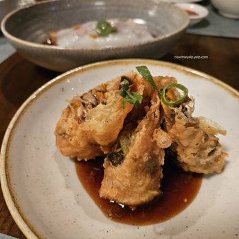 Mr Wong - Crispy Bean Curd Roll w/ Wild Mushrooms A$21 for 4) - Cantonese Near Me - Sydney, NSW Mr Wong - Crispy Bean Curd Roll w/ Wild Mushrooms A$21 for 4) - Cantonese Near Me - Sydney, NSW