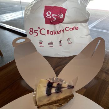 85°C Bakery Cafe-Gardena - *Blueberry Cheesecake Slice - Coffee & Tea Near Me - Gardena, California 85°C Bakery Cafe-Gardena - *Blueberry Cheesecake Slice - Coffee & Tea Near Me - Gardena, California