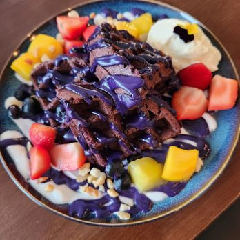 8th Haus Cafe - Ube waffle - Breakfast & Brunch Near Me - Anaheim, California 8th Haus Cafe - Ube waffle - Breakfast & Brunch Near Me - Anaheim, California