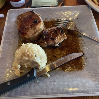 Corner 16 - Ale Pork Chop with Extra Chop and side Smokehouse Potatoes - Southern Near Me - Knoxville, Tennessee Corner 16 - Ale Pork Chop with Extra Chop and side Smokehouse Potatoes - Southern Near Me - Knoxville, Tennessee