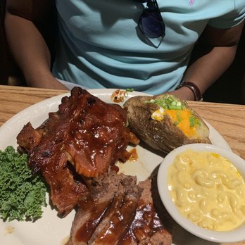 Bobby Q - Brisket and ribs baked potato and Mac n cheese - Barbeque Near Me - Phoenix, Arizona