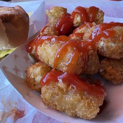 I prefer the tater tots over the fries.