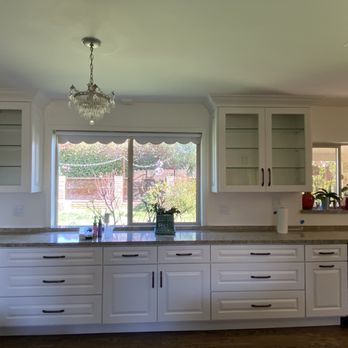 Best Glass - Kitchen cabinets with glass doors and shelves - Auto Glass Services Near Me - Phoenix, Arizona