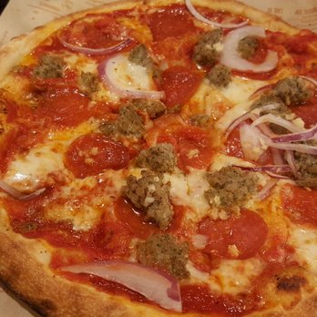Blaze Pizza - Meat eater pie! - Salad Near Me - Williamsburg, Virginia