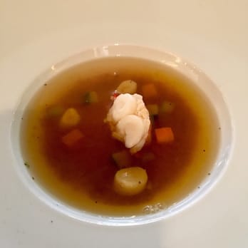 Verses Bistro - The lobster soup. - French Near Me - Montreal, Quebec Verses Bistro - The lobster soup. - French Near Me - Montreal, Quebec