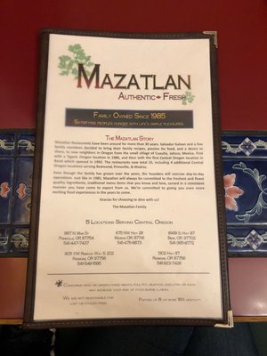Menu photo 8 Mazatlan Mexican Restaurant Redmond, OR Menu photo 8 Mazatlan Mexican Restaurant Redmond, OR