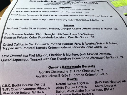Menu photo 1 Gallo's Tap Room Columbus, OH Menu photo 1 Gallo's Tap Room Columbus, OH