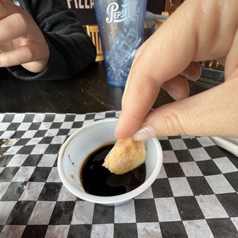 Yeah Buddy Pizza - Dipping crust in balsamic glaze. - Pizza Near Me - Jackson, Wyoming Yeah Buddy Pizza - Dipping crust in balsamic glaze. - Pizza Near Me - Jackson, Wyoming