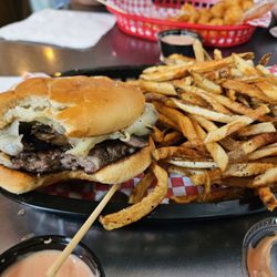 The Nook - Mushrooms burger, sorry I couldn't wait to take a bite!