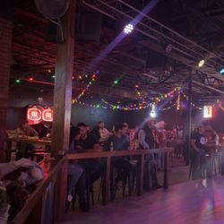 Rowdys - Just the LEFT side of the bar. There were even more people on the right side.