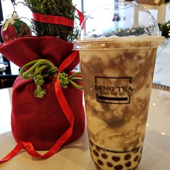 Ding Tea Foothills - Taro Burnt Cream Milk Tea with Golden Boba, 50% Sweet - Bubble Tea Near Me - Casas Adobes, Arizona Ding Tea Foothills - Taro Burnt Cream Milk Tea with Golden Boba, 50% Sweet - Bubble Tea Near Me - Casas Adobes, Arizona