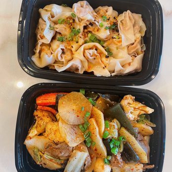 Tian Fu Old Town - two containers of food - Chinese Near Me - Seattle, Washington Tian Fu Old Town - two containers of food - Chinese Near Me - Seattle, Washington