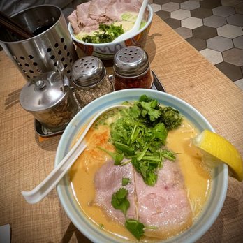 Maruhachi Ra-men - Aka Ramen .. Ground Nuts & Chill with Creamy Chicken Broth .. Pork Shoulder Chashu, Aosa Seaweed, Green Onion with thin noodles - Ramen Near Me - Richmond, British Columbia Maruhachi Ra-men - Aka Ramen .. Ground Nuts & Chill with Creamy Chicken Broth .. Pork Shoulder Chashu, Aosa Seaweed, Green Onion with thin noodles - Ramen Near Me - Richmond, British Columbia