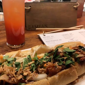 Sampan - Happy Hour Pork Banh Mi $5 & Speciality Cocktail $5 - Asian Fusion Near Me - Philadelphia, Pennsylvania Sampan - Happy Hour Pork Banh Mi $5 & Speciality Cocktail $5 - Asian Fusion Near Me - Philadelphia, Pennsylvania