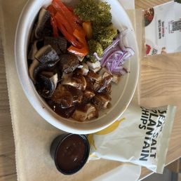 Chicken N Shrooms Bowl