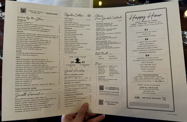 Menu photo 6 STK Steakhouse Oak Brook, IL Menu photo 6 STK Steakhouse Oak Brook, IL