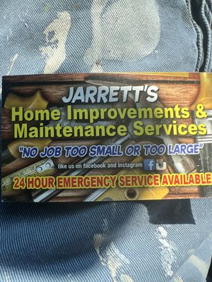 Jarrett's Home Improvements & Maintenance Services Logo