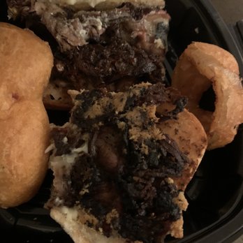 Final Draft Brewing Company - Burnt BBQ Brisket French Dip very thin left over meat. Gross. Don't get takeout here. - Breweries Near Me - Redding, California