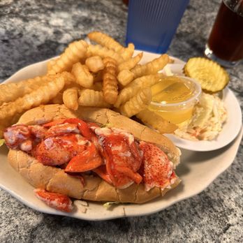 Becky's Diner - Lobster roll perfect for sharing. - American Near Me - Portland, Maine Becky's Diner - Lobster roll perfect for sharing. - American Near Me - Portland, Maine