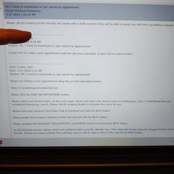 NorCal Imaging | Oakland - Can't make or cancel appointments on the portal either