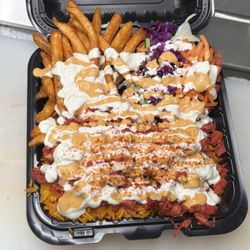 Flaming Chicken & Gyro