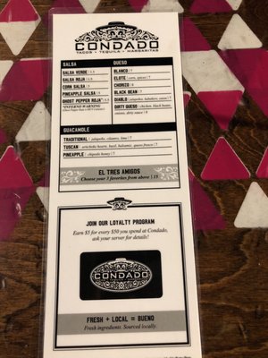 Menu photo 5 Condado Tacos - Columbus Columbus, OH