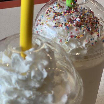 Chill...The Milkshake Bar - Vanilla malt & Birthday cake shake. - Ice Cream & Frozen Yogurt Near Me - Spring, Texas