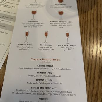 Cooper’s Hawk Winery & Restaurant - Brunch menu - Wine Bars Near Me - Avon, Ohio Cooper’s Hawk Winery & Restaurant - Brunch menu - Wine Bars Near Me - Avon, Ohio